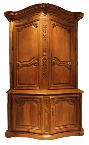 Oak Cupboard in two parts 18th century 