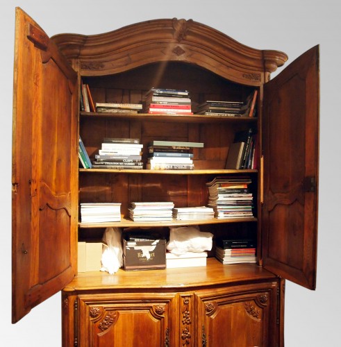  - Oak Cupboard in two parts 18th century 