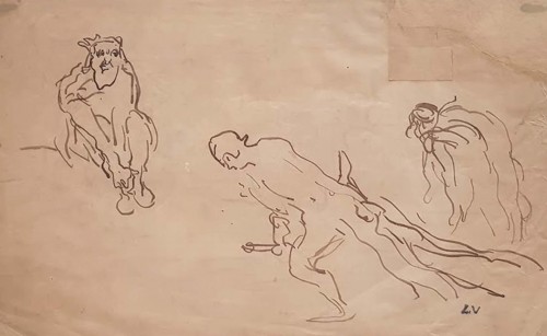 Paintings & Drawings  - Mythological Scene - Louis Valtat (1869 - 1952)
