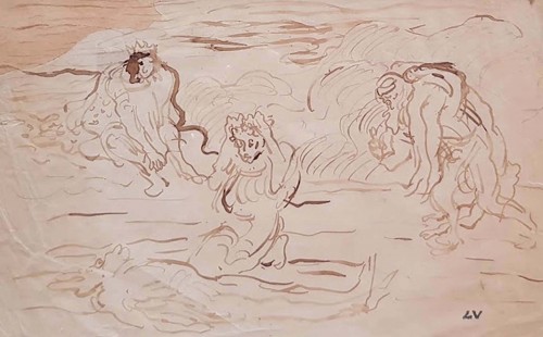 Scène mythologique -  Louis Valtat (1869 - 1952) - Galerie Saint Martin