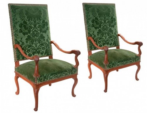 Pair of Regency armchairs 