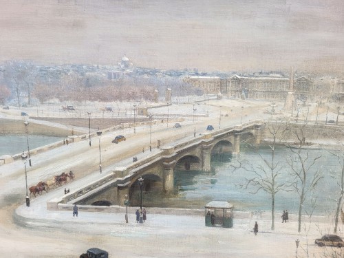 Tableaux et dessins Tableaux du XXe siècle - Paris, Saint-Germain et la Concorde - Franck ELIM (act.c.1928-1943)