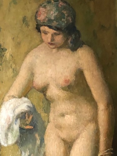 Tableaux et dessins Tableaux du XXe siècle - Nue - Angèle DELASALLE (1867-1938)