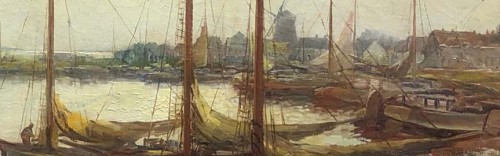 Port -  Kees TERLOUW (1890-1948)  - Paintings & Drawings Style 