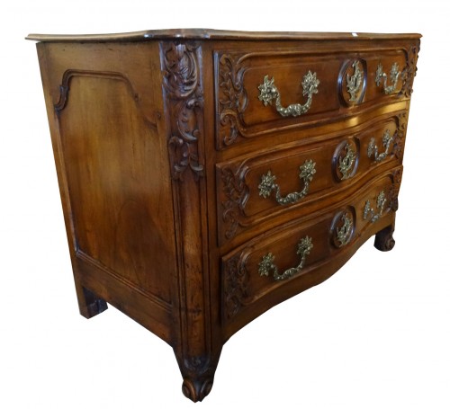 Commode lyonnaise en noyer - Mobilier Style 