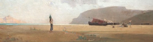 Paintings & Drawings  - Seaside, Italian or Oriental, - Jean d&#039;ALHEIM (1840-1894)