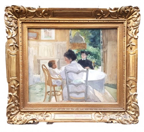 Le petit-déjeuner - Hippolyte Durand-Tahier (1863-1899) - Tableaux et dessins Style 