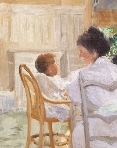 Tableaux et dessins  - Le petit-déjeuner - Hippolyte Durand-Tahier (1863-1899)