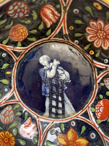 Religious Antiques  - Dish, Saint Laurent, attributed to Jacques de LAUDIN II, late 17th century