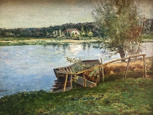 Bord de rivière - Enrique ATALAYA ( 1851-1913)