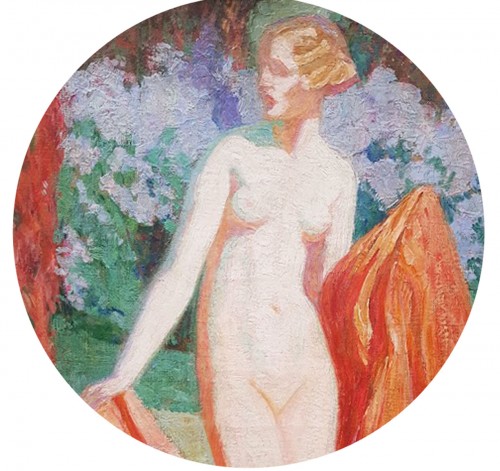 Tableaux et dessins  - Madame Guillonnet - Octave Guillonet (1872-1967)