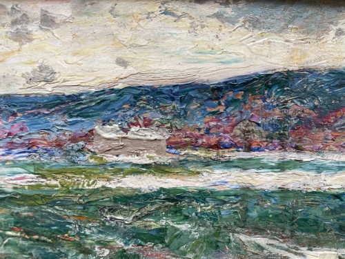 Green and pink hills - Victor CHARRETON (1864 -1936)  - 