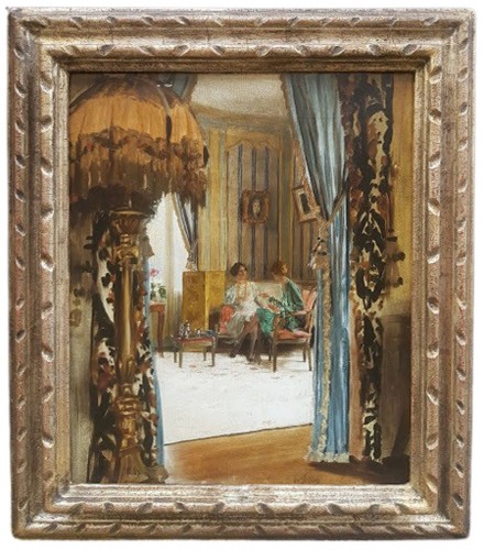 Tea time - Maurice JORON (1883-1937) - Paintings & Drawings Style 