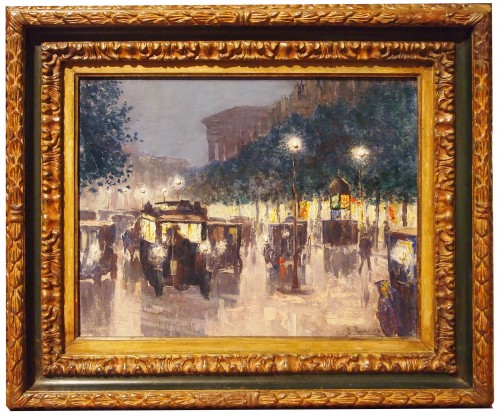 The Parisia grands boulevards - Osvaldo PINHEIRO (1890-1923)