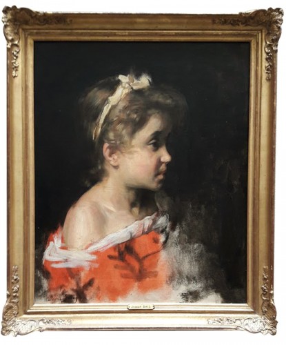 Portrait of a girl - Joseph Bail (1862-1921)