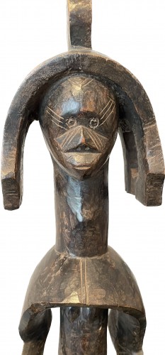 Iagalagana Mumuyé Female Sculpture - Tribal Art Style 