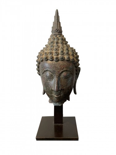 Tête de Buddha du royaume de Sukhothai