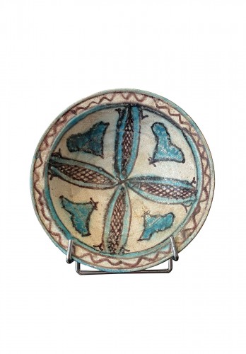 Coupe en céramique dite «de Véramine» - Asie centrale XIVe