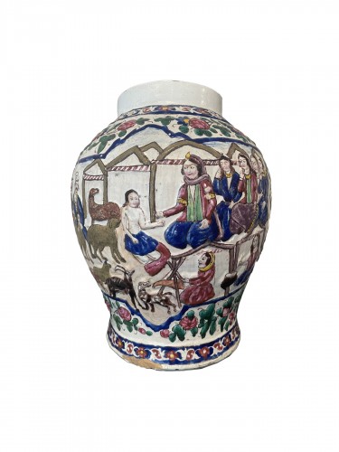 Vase Qajar Iran XIXe siècle