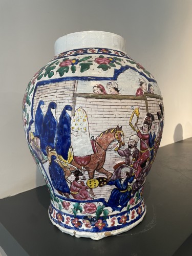 Vase Qajar Iran XIXe siècle - Galerie Samarcande