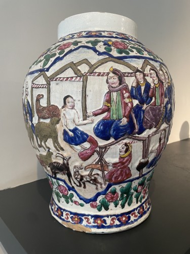 Vase Qajar Iran XIXe siècle - 