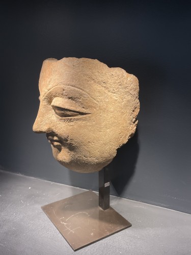Head fragment buddha Gandhara - Asian Works of Art Style 