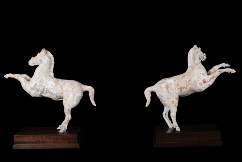 Paire de chevaux - Archéologie Style 