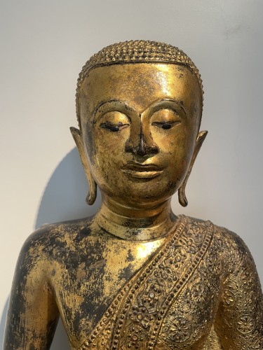 Bouddha assis, Thailand Rattanakosin XIXe siècle - Arts d