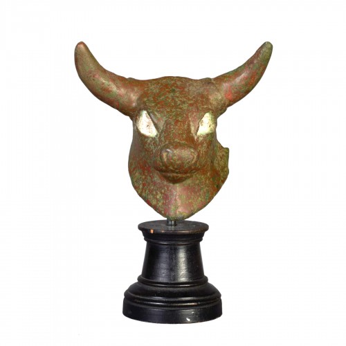 Head of bull, Mesopotamia 3rd millennium BC