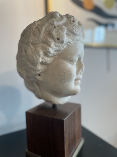 Young Dionysos head - Ancient Art Style 