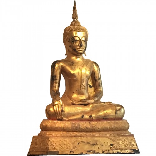 Bouddha assis Thaïlande XIXe siècle