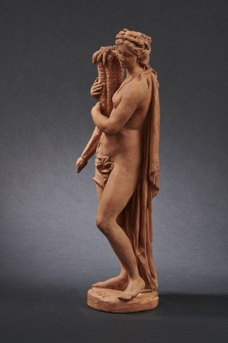 18th century - Ceres (Summer) and Vertumne (Autumn) - Terracotta, France 2/2 of the 18th 