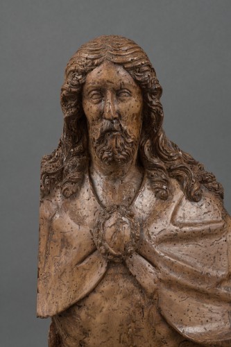 Grand relief de la Résurrection en chêne - Flandres, fin du XVe siècle - Sculpture Style Moyen Âge