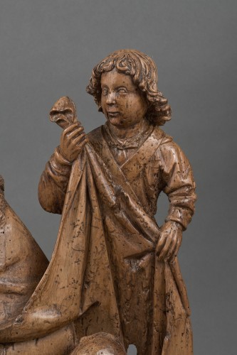 XIe au XVe siècle - Grand relief de la Résurrection en chêne - Flandres, fin du XVe siècle