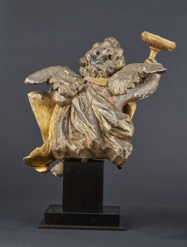 Ange Baroque - Bavière, fin du XVIIe siècle - Sculpture Style Louis XIV