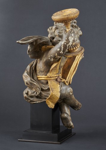 17th century - Baroque Angel - Bavaria, End of the 17th century