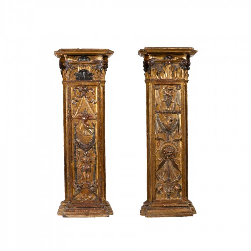 Renaissance pilasters with grotesques - Spain, 16th century 
