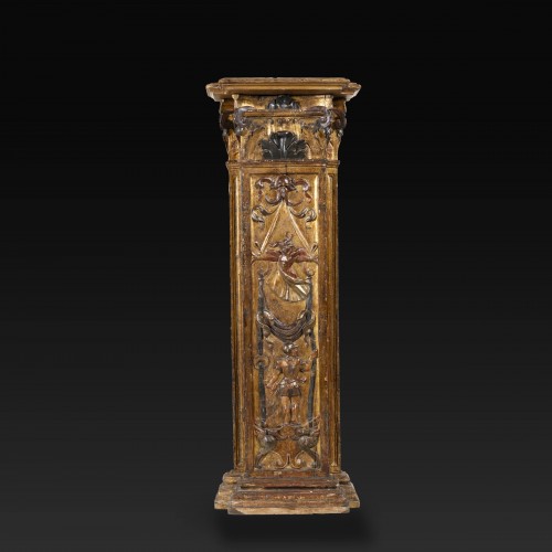 Renaissance pilasters with grotesques - Spain, 16th century  - Decorative Objects Style Renaissance