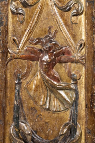 XVIe siècle et avant - Pilastres Renaissance à décor de grotesques - Espagne, XVIe siècle
