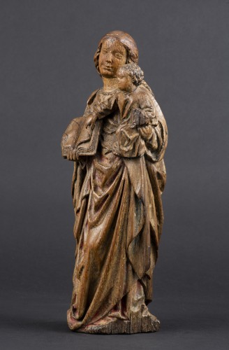 Virgin And Child - Utrecht  Late 15th century - Sculpture Style Middle age