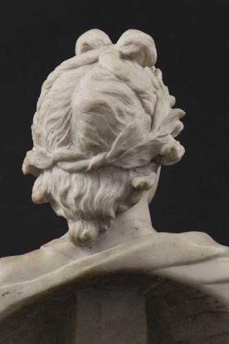 XVIIe siècle - Buste d'Apollon en marbre - Vénétie, fin  du XVIIe début du XVIIIe siècle