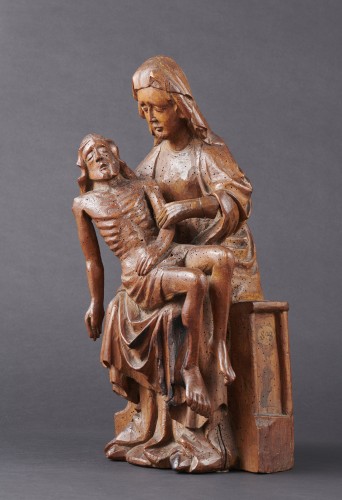 Sculpture Sculpture en Bois - Pietà gothique - Autriche (Salzbourg) vers 1420-1430