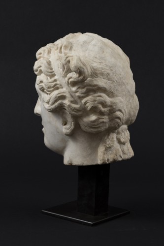 Entourage de Bartolomeo AMMANNATI - Tête de Femme maniériste en marbre - Galerie Sismann