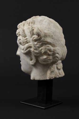 Entourage of Bartolomeo AMMANNATI - Mannerist Head of Woman in marble - 