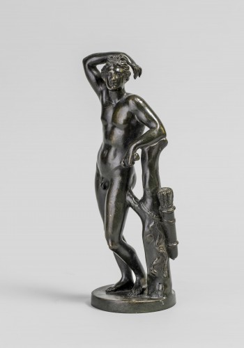 Apollino en bronze - Italie fin du XVIIIe siècle - Sculpture Style Directoire