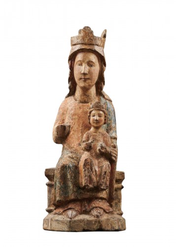 Vierge à l'Enfant en Majesté, Pyrénées-Orientales seconde moitié du XIIIe siècle