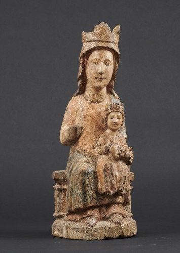 XIe au XVe siècle - Vierge à l'Enfant en Majesté, Pyrénées-Orientales seconde moitié du XIIIe siècle