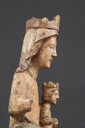 Vierge à l'Enfant en Majesté, Pyrénées-Orientales seconde moitié du XIIIe siècle - Moyen Âge