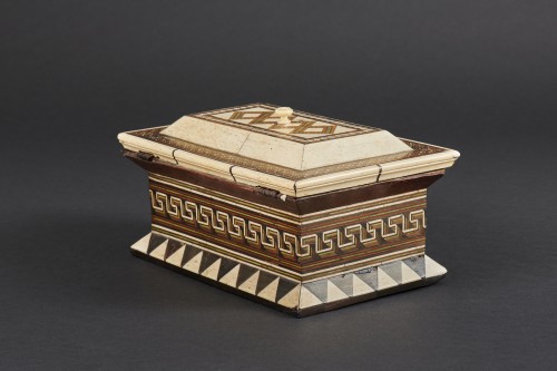 11th to 15th century - Rectangular casket in alla Certosina marquetry, Northern Italy mid-15th c.
