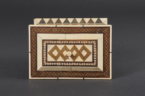 Antiquités - Rectangular casket in alla Certosina marquetry, Northern Italy mid-15th c.